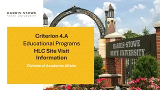 Academic Program Review Framework and Implementation Updates