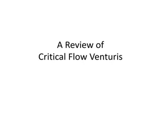 Review of Critical Flow Venturis and Related Concepts