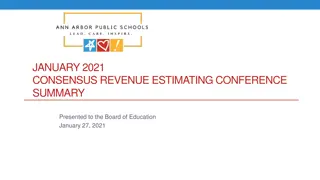January 2021 Consensus Revenue Estimating Conference Summary