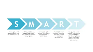Achieving Goals with S.M.A.R.T. Method