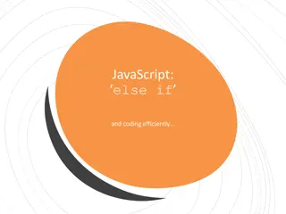 Efficiently Coding with JavaScript: Understanding else if Statements