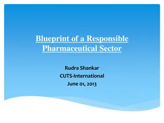 Responsible Pharmaceutical Sector Blueprint by Rudra Shankar - Workshop Insights