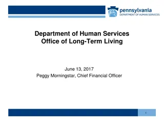 Long-Term Care Budget Appropriations and Requests Overview
