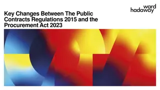 Key Changes in Public Contracts: Procurement Act 2023 Overview