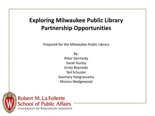 Exploring Partnership Opportunities for Milwaukee Public Library