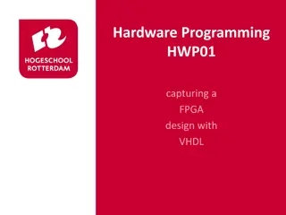Capturing FPGA Design with VHDL - Structured Digital Design Overview