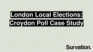 Croydon Local Elections Poll Study: Voting Intention and Elected Mayor Support