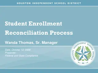Efficient Student Enrollment Reconciliation Process Guidelines