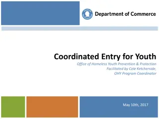 Youth Homelessness Prevention & Coordination Initiatives