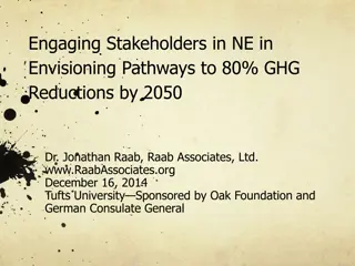 Engaging Stakeholders in New England for 80% GHG Reduction by 2050