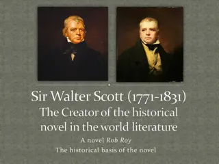 Walter Scott: The Iconic Historical Novelist