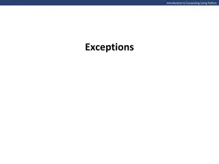 Understanding Python Exceptions and Errors