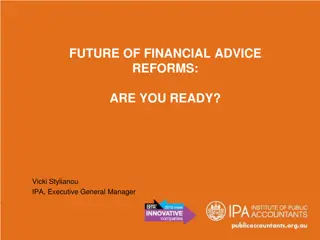 Financial Advice Reform Insights: Challenges and Opportunities