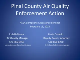 Understanding Pinal County Air Quality Enforcement Process