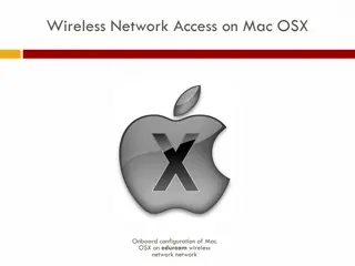 Configure Eduroam Wireless Network Access on Mac OSX