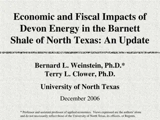 Economic and Fiscal Impacts of Devon Energy in Barnett Shale of North Texas