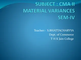 Understanding Material Variance Analysis in Accounting