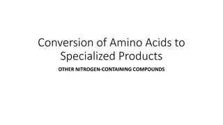 Synthesis and Functions of Catecholamines, Creatine, and Histamine