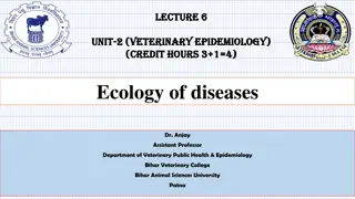 Understanding Ecology in Veterinary Epidemiology