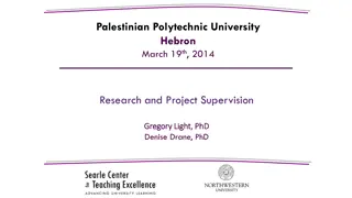 Challenges and Key Issues in Research Project Supervision at Palestinian Polytechnic University