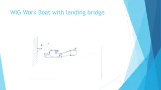 Innovative WIG Work Boat with Landing Bridge