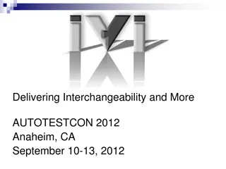 IVI Consortium and Instrument Interchangeability