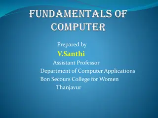 Understanding Types and Characteristics of Computers