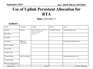 Uplink Persistent Allocation for Real-Time Applications in IEEE 802.11