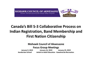 Understanding Canada's Bill S-3 Collaborative Process on Indian Registration