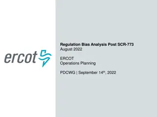Analysis of Regulation Bias Post SCR-773 August 2022 in ERCOT Operations