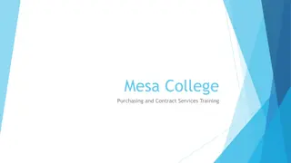 Understanding Mesa College Purchasing and Contract Services Guidelines