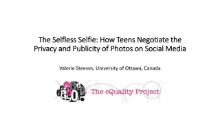 Teens' Privacy and Public Sharing of Social Media Photos