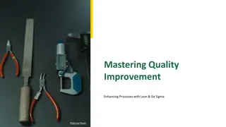 Enhancing Processes with Lean & Six Sigma Methodologies
