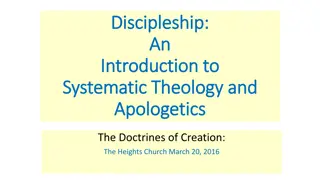 Understanding the Doctrine of Creation and Evolution