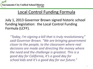 Revolutionary School Funding: Local Control Funding Formula (LCFF)