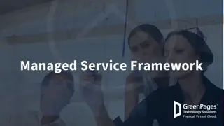 GreenPages IT Managed Services Framework and Solutions