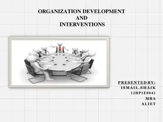 Organizational Development and Interventions Overview
