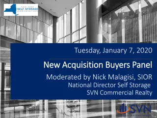 New Acquisition Buyers Panel Insights into Self-Storage Business Trends