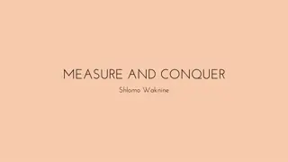 Conquer Recurrences and Independent Sets in Algorithms