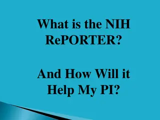 Unlocking Opportunities with NIH RePORTER for PIs
