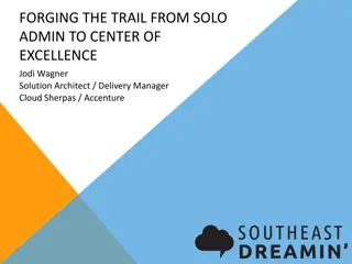 Transformation Journey: Center of Excellence Creation by Jodi Wagner
