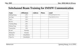 Millimeter Wave Communication Overview and Beam Training Techniques