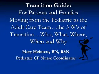 Guide for Transition from Pediatric to Adult Care Teams