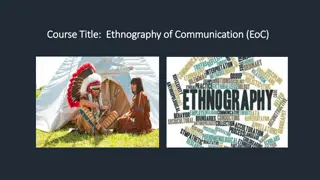 Exploring Ethnography of Communication: Understanding Speaking and Social Interaction