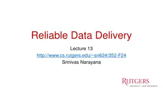 Understanding Reliable Data Delivery and Checksum Functions