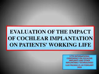 Impact of Cochlear Implantation on Working Life: Study Findings