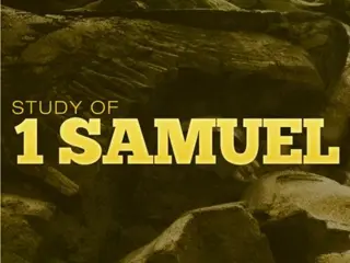 Samuel's Transition: From Eli to Saul to David