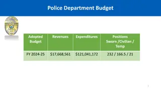 Police Department Budget Analysis for FY 2024-25 Revealed