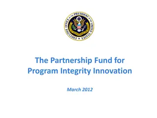 Partnership Fund for Program Integrity Innovation