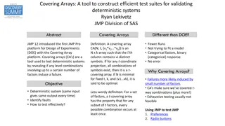 Efficient Test Suite Construction Using Covering Arrays
